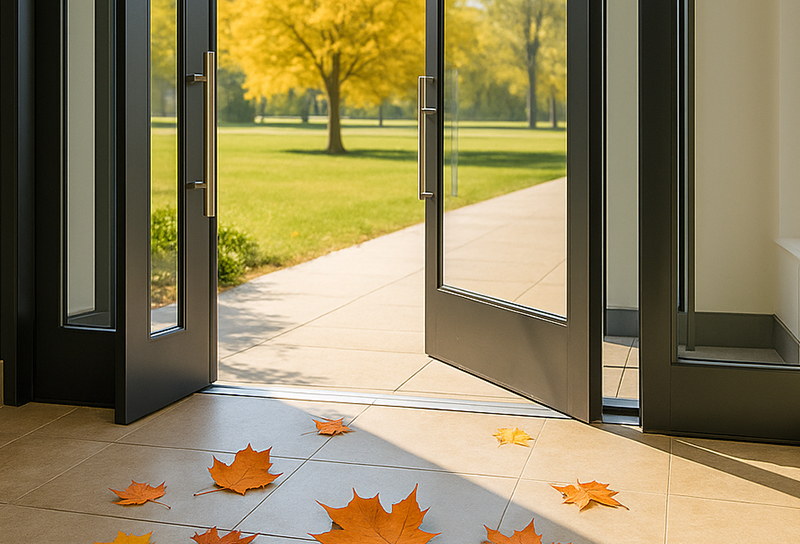 Professional Tri-State area commercial cleaning in modern office lobby