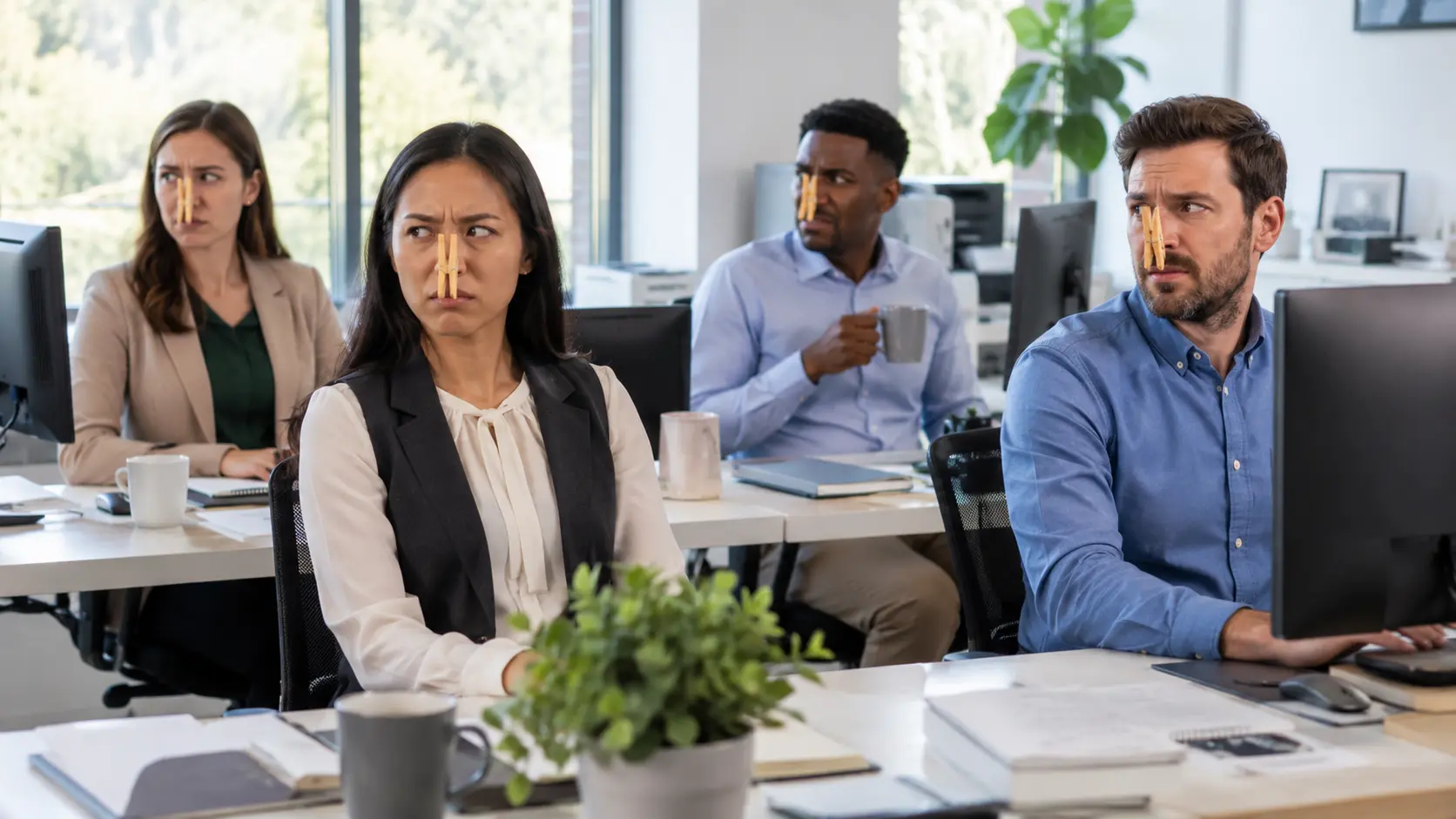 does your office smell bad